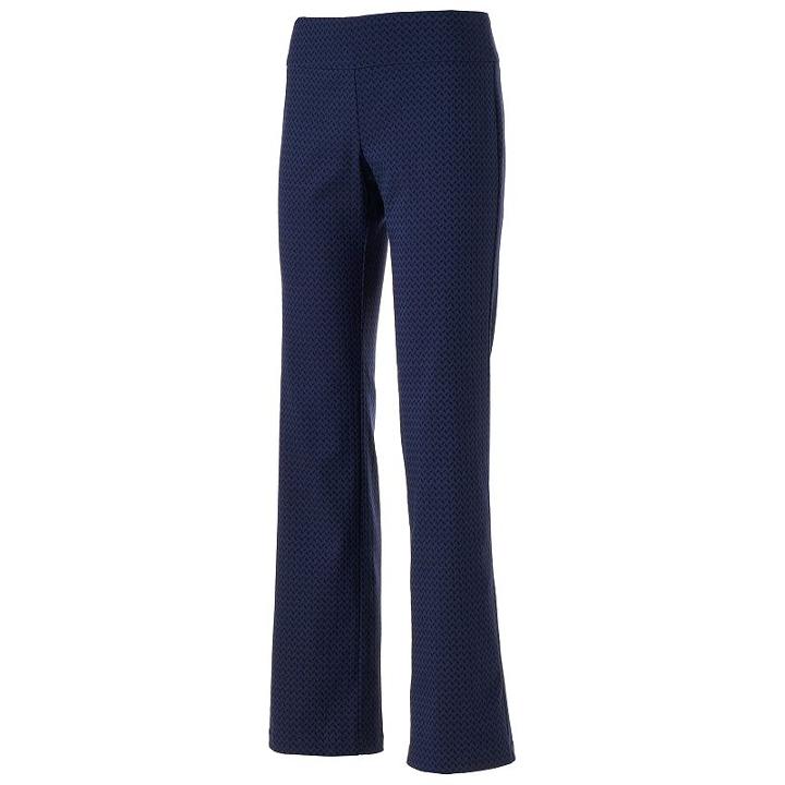 Juniors' Joe B Pull On Bootcut Pants, Girl's, Size: Small, Med Blue