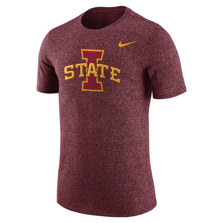 Men's Nike Iowa State Cyclones Marled Tee, Size: Small, Red Other