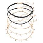 Mudd&reg; Star & Moon Choker Necklace Set, Women's, Gold
