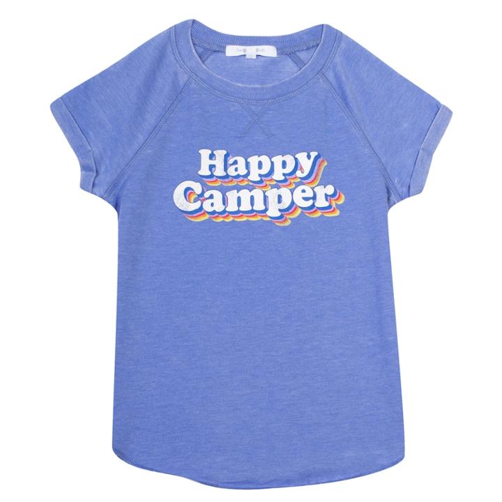 Girls 7-16 & Plus Size Harper & Elliott Roll Cuff Graphic Tee, Size: Xs, Med Blue