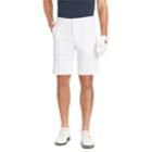 Men's Izod Swingflex Classic-fit Performance Flat-front Golf Shorts, Size: 36, White