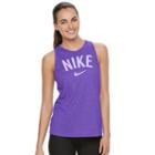Women's Nike Dri-fit Graphic Tank Top, Size: Xs, Purple Oth