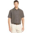 Big & Tall Van Heusen Classic-fit Grid Button-down Shirt, Men's, Size: L Tall, Grey Other