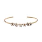 Lc Lauren Conrad Baguette Cluster Cuff Bracelet, Women's, Gold