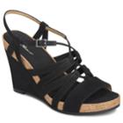 A2 By Aerosoles Poppy Plush Women's Wedge Sandals, Size: Medium (6.5), Black