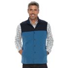 Men's Croft & Barrow&reg; Outdoor Quilted Vest, Size: Xxl, Blue