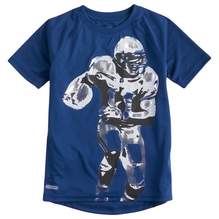 Boys 4-10 Jumping Beans&reg; Sporty Vented Graphic Tee, Size: 5, Dark Blue