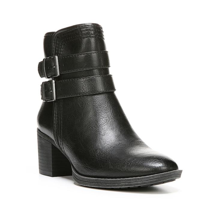 Naturalsoul By Naturalizer Zarna Women's Ankle Boots, Size: Medium (7.5), Black