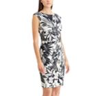 Women's Chaps Geometric Twist Knot Dress, Size: Xl, Natural