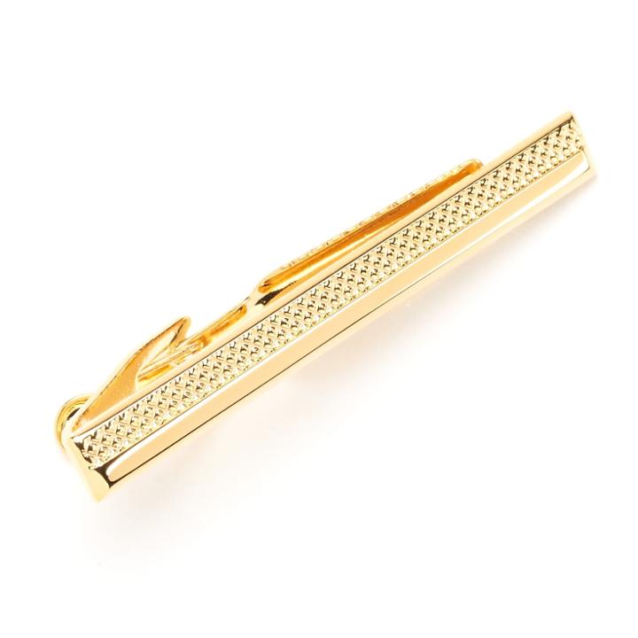 Men's Croft & Barrow&reg; Half-textured Tie Bar, Gold