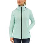 Women's Adidas Outdoor Waterproof Wandertag Rain Jacket, Size: Large, Med Green