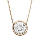 Forever Brilliant 1 1/2 Carat T.w. Lab-created Moissanite Pendant Necklace, Adult Unisex, Size: 18, White