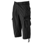 Men's Xray Messenger Belted Cargo Shorts, Size: 34, Black
