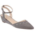 Journee Collection Journee Collection Aticus Women's Wedges, Size: Medium (8), Grey