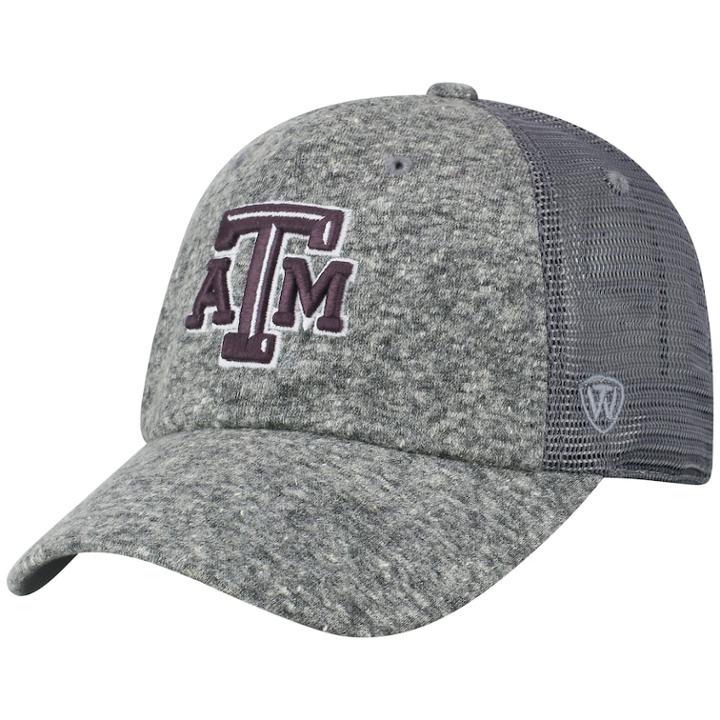 Adult Top Of The World Texas A & M Aggies Fragment Adjustable Cap, Men's, Med Grey