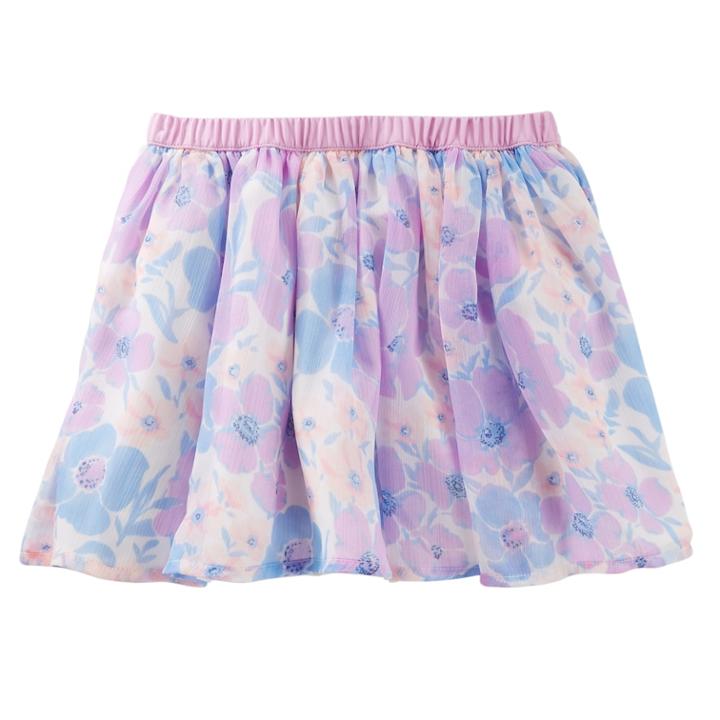 Girls 4-12 Oshkosh B'gosh® Floral Print Chiffon Skirt, Size: 10
