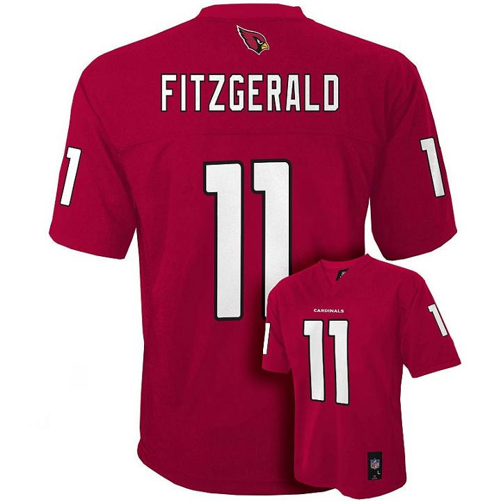 Boys 8-20 Arizona Cardinals Larry Fitzgerald Nfl Replica Jersey, Boy's, Size: Xl(18/20), Red
