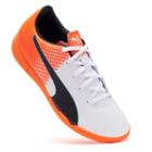 Puma Evospeed 5.5 It Jr. Boys' Indoor Soccer Shoes, Kids Unisex, White