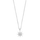 Simply Vera Vera Wang Sterling Silver 1/3 Carat T.w. Diamond Snowflake Pendant, Women's, Size: 18, White