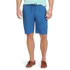 Men's Chaps Classic-fit Stretch Performance Cargo Shorts, Size: Medium, Blue