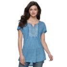 Women's World Unity Flutter Tee, Size: Small, Blue