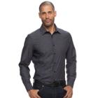Big & Tall Apt. 9&reg; Slim-fit Stretch Button-down Shirt, Men's, Size: L Tall, Oxford