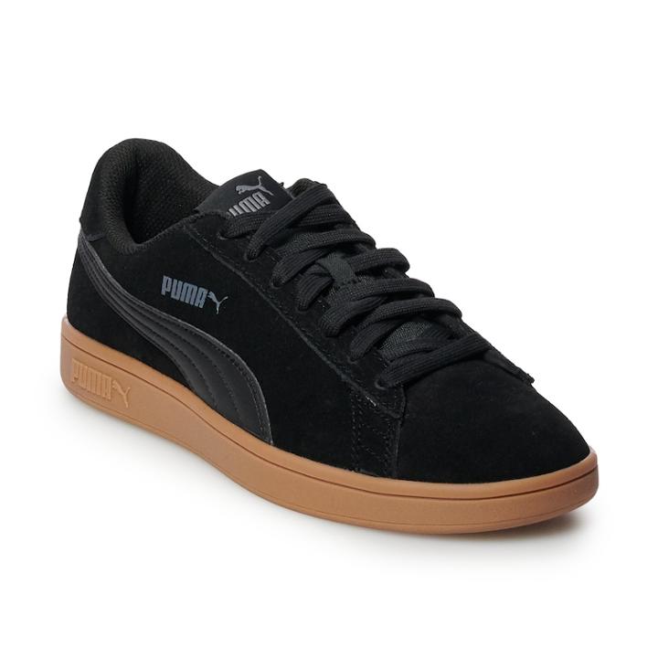 Puma Smash V2 Men's Suede Sneakers, Size: 13, Black