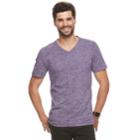 Big & Tall Men's Marc Anthony Slim-fit Shadow-dye Tee, Size: M Tall, Drk Purple