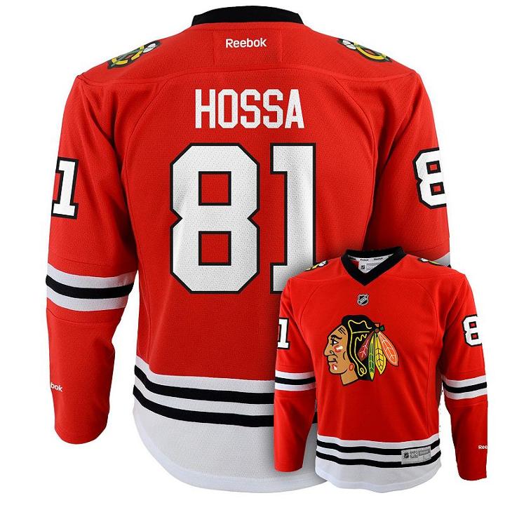 Boys 8-20 Reebok Chicago Blackhawks Marian Hossa Nhl Replica Jersey, Boy's, Size: L-xl, Red