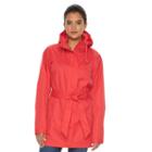 Women's Columbia Spring Run Hooded Trench Jacket, Size: Xl, Dark Pink