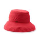 Women's Scala Cotton Medium Brim Hat, Dark Red