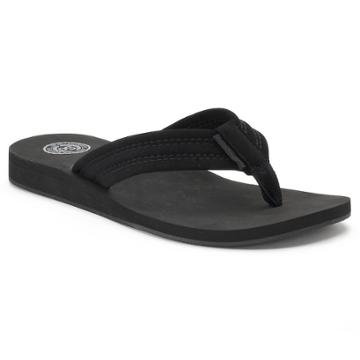 So&reg; Women's Lami Solid Sandals, Size: Small, Black
