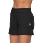 Women's Fila Sport&reg; Extended Woven Workout Shorts, Size: Large, Black