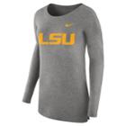 Women's Nike Lsu Tigers Cozy Knit Top, Size: Small, Med Green