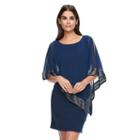 Women's Expo Popover Shift Dress, Size: 10, Blue (navy)