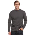 Big & Tall Croft & Barrow&reg; Easy-care Mockneck, Men's, Size: Xl Tall, Dark Grey