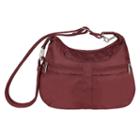 Travelon Anti-theft Signature Multi-pocket Hobo Bag, Adult Unisex, Red