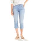 Women's Levi's Classic Capri Jeans, Size: 28(us 6)m, Med Blue