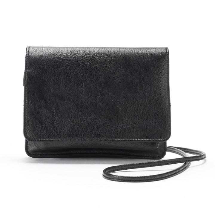 Apt. 9&reg; London Rfid-blocking Crossbody Bag, Women's, Black