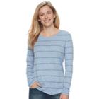 Women's Sonoma Goods For Life&trade; Everyday Crewneck Tee, Size: Xxl, Dark Blue