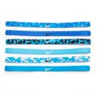Nike 6-pk. Logo Leopard Sport Headbands, Women's, Brown Over