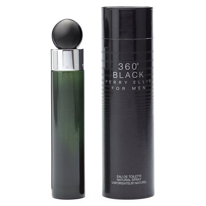 Perry Ellis 360 Black Men's Cologne, Multicolor