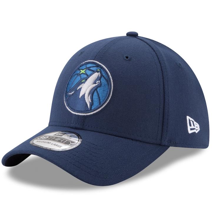 Adult New Era Minnesota Timberwolves 39thirty Flex-fit Cap, Men's, Size: Medium/large, Blue