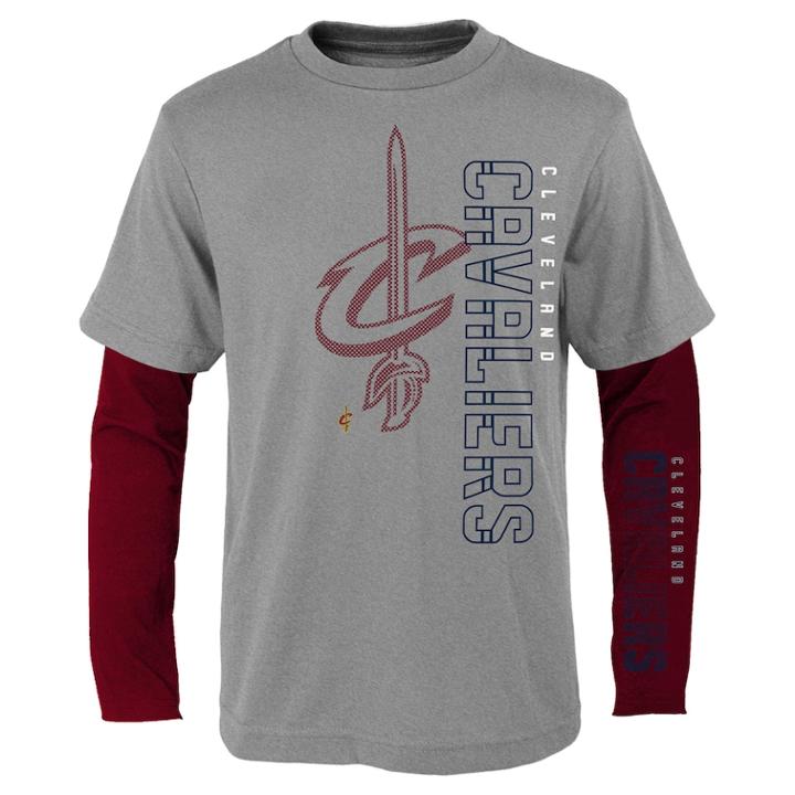 Boys 8-20 Cleveland Cavaliers Tee Combo Set, Size: L 14-16, Grey