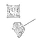 Renaissance Collection 10k White Gold 1-ct. T.w. Stud Earrings - Made With Swarovski Zirconia, Women's
