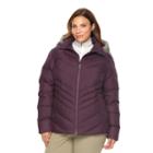 Plus Size Columbia Icy Heights Hooded Down Puffer Jacket, Women's, Size: 1xl, Purple