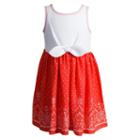 Girls 4-6x Youngland Bandana Fashion Dress, Girl's, Size: 4, White Oth