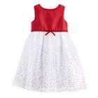 Girls 4-6x Marmellata Classics Glitter Dot Tulle Dress, Size: 5, Red