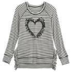Girls 7-16 & Plus Size So&reg; Ruffle Sweater, Size: 7-8, Grey (charcoal)