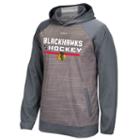 Men's Reebok Chicago Blackhawks Center Ice Pullover, Size: Small, Grey